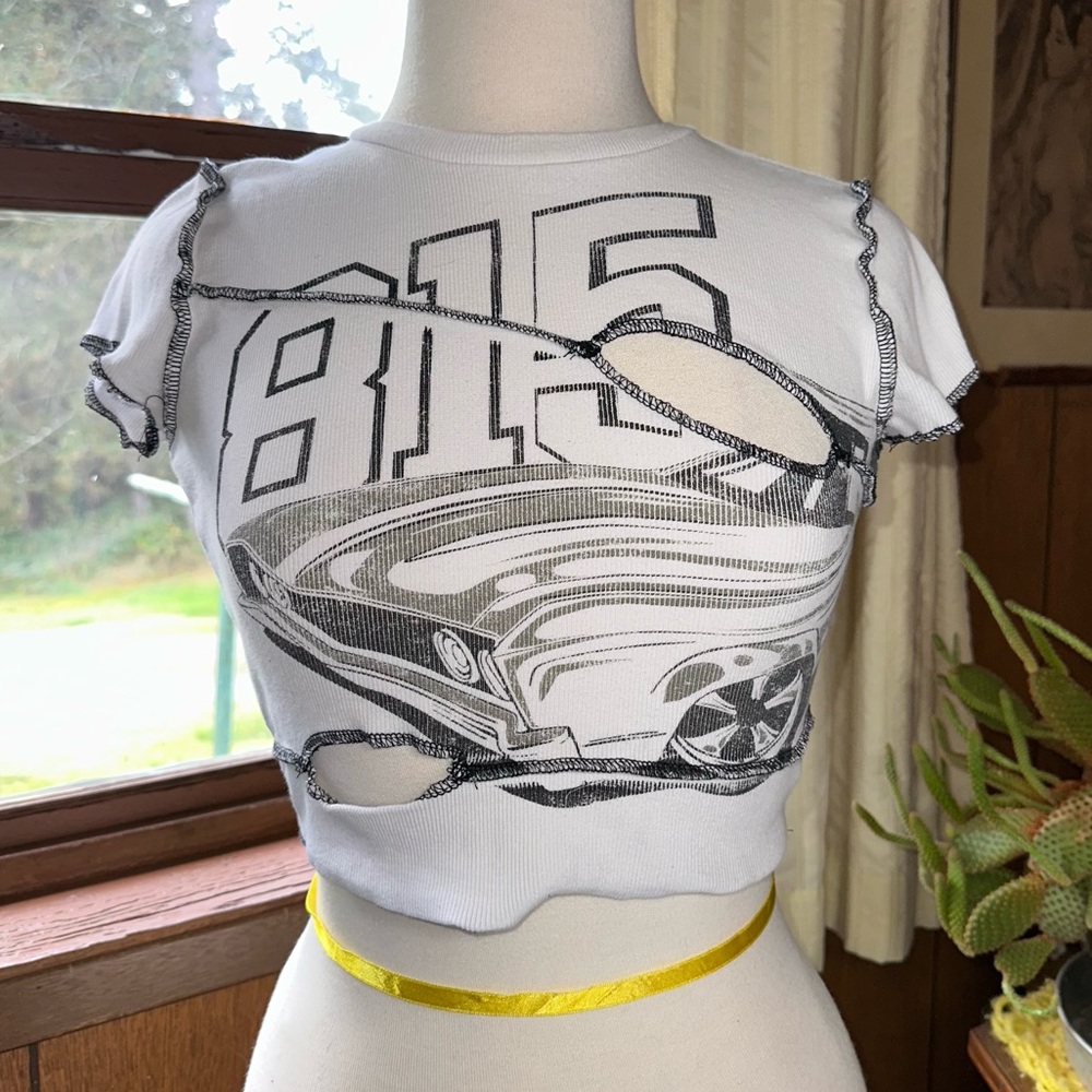 F21 • Hot Rod Racecar Ribbed Cotton Baby Tee
